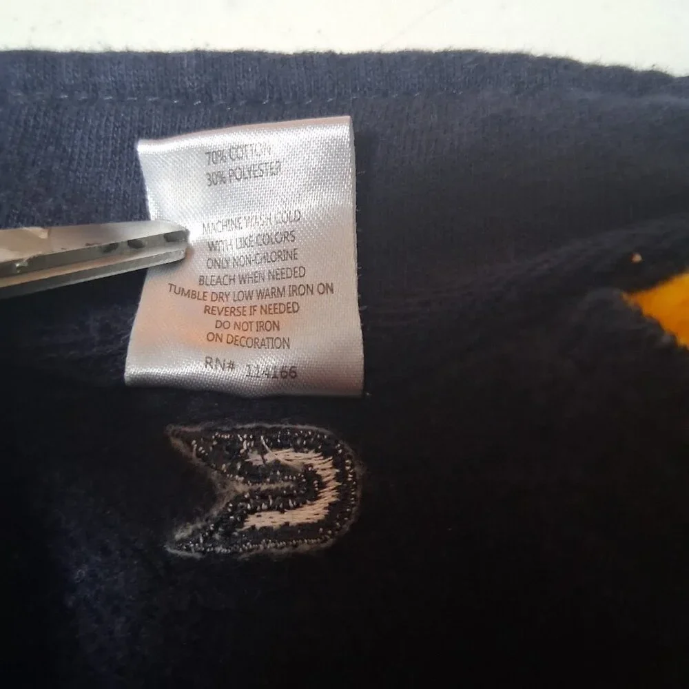 WVU Mountaineers Sweatshirt Baby 3-6 Mos Zip Up West Virginia University Sports - Picture 8 of 16